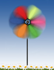 colorful windmill