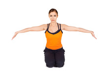 Woman Doing Wrist Strengthening Exercise