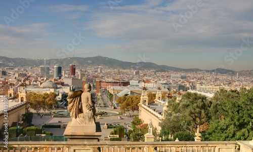 Plakat na papierze fotorealistycznym Przegląd barcelona