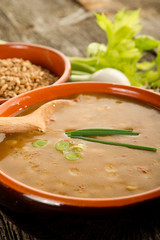 spelt soup - zuppa di farro