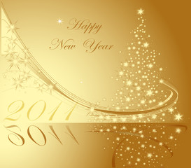 Sticker - Happy New Year background