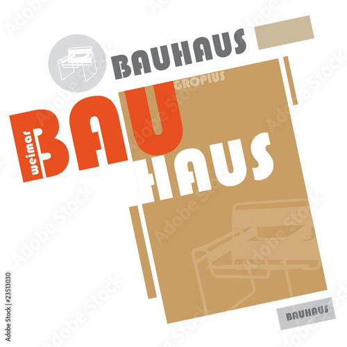 Bauhaus Logo Fototapeta