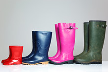 Group Of Wellie Boots