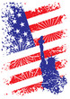 patriotic usa background with liberty