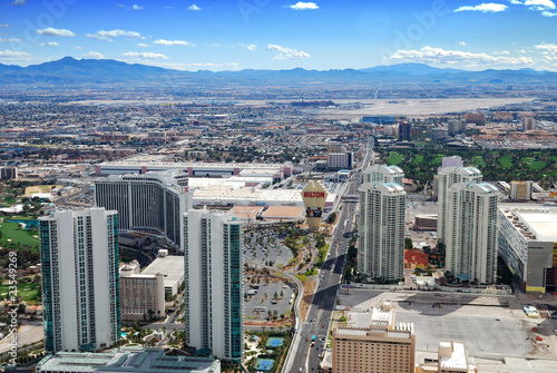 Fotoboard na płycie Las vegas skyline