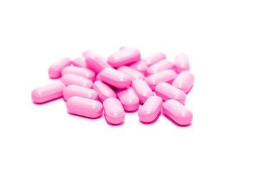 Wall Mural - Pink pills