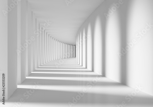 Obraz kolumny  minimalistyczna-kolumnada-w-3d
