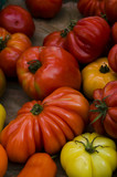 Fototapeta Kuchnia - Tomates coeur de boeuf