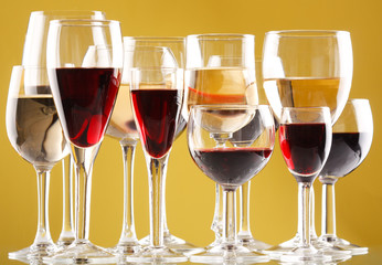 Poster - Wine glasses