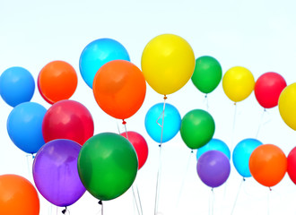 multicolored balloons