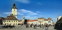 Council Square Of Brasov, In Transylvania, Romania