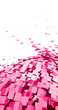 3D Background -Pink Cyberspace