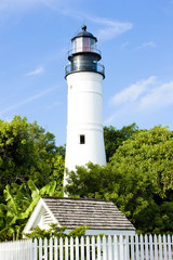 Sticker - The Key West Lighthouse, Florida Keys, Florida, USA