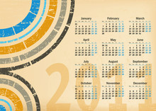 2011 Retro Calendar