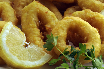 Wall Mural - Calamari fritti - Secondi di pesce