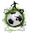 Grunge soccer design