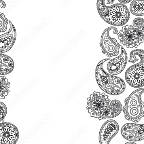 Tapeta ścienna Eps paisley powierzchni. 