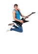 © Viorel Sima - passionate guitarist jumps