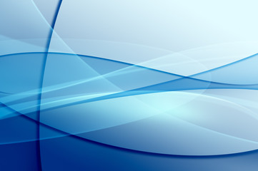 Abstract blue background, wave or veil texture