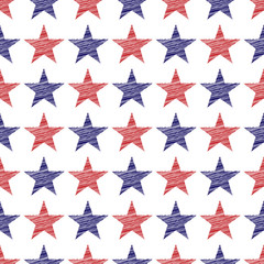 Fourth of July Stars Pattern