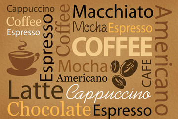 Foto zasłona filiżanka mokka włoski kawa kawiarnia