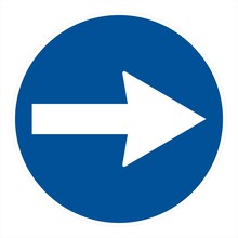 Obligation Road Sign