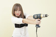 © Felix Mizioznikov - Woman with a power drill