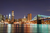 Fototapeta  - Urban Manhattan New York City skyline