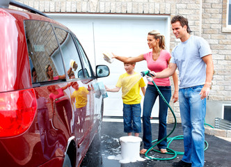 Wall Mural - Family car