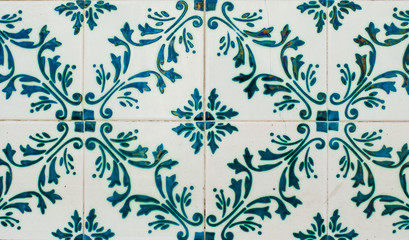 Fototapete - Portuguese glazed tiles 228