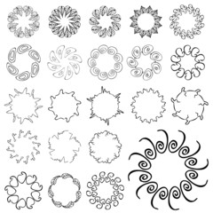 Wall Mural - decorative design elements