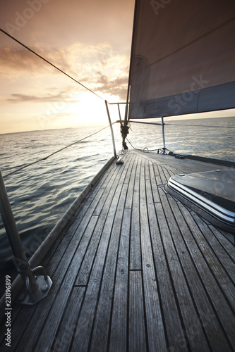 Naklejka - mata magnetyczna na lodówkę Yacht