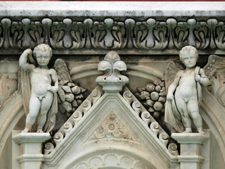 Wall Mural - the Fonte Gaia (Fountain of Joy), Piazza del Campo, Siena.