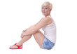 © Warren Millar - Casual young girl sitting
