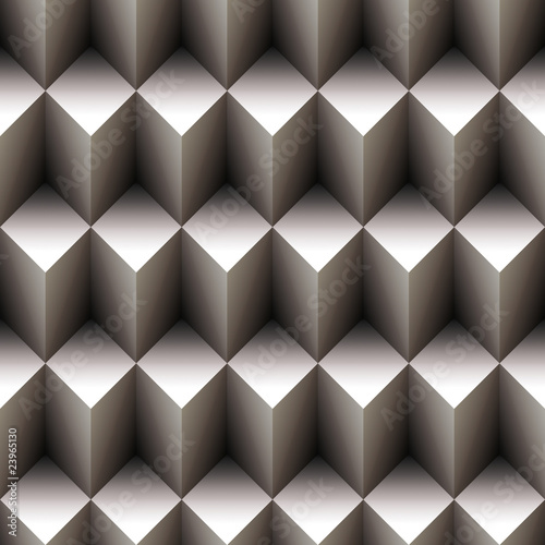 Board z aluminiowym obramowaniem Geometryczny wzór z ułożone kostki