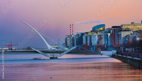 Obraz na płótnie canvas czteroczęściowy "tetraptyk" Dublin