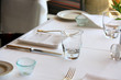 Restaurant table arrangement