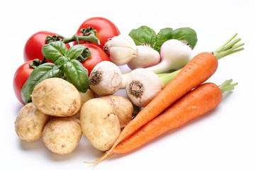 Wall Mural - Group of fresh vegetables