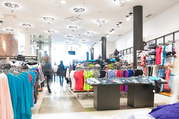 modern clothes shop