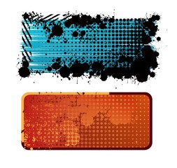 Canvas Print - Vector banners