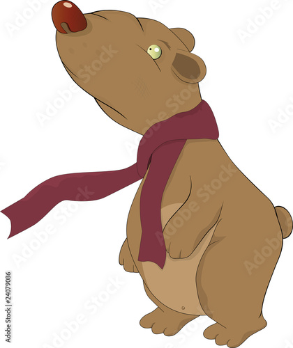 Download Sad bear Stock Vector | Adobe Stock