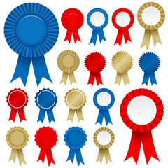 rosette set vector