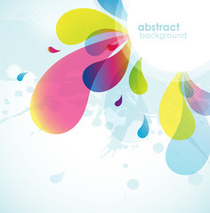 Canvas Print - abstract colored background.