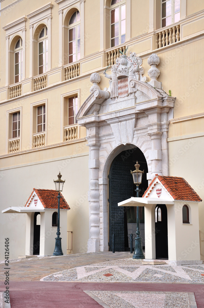 Obraz na płótnie Houses in Monaco-Castle w salonie