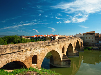 Wall Mural - Old bridge in Navarra