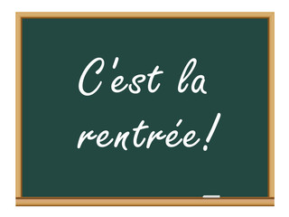 C'est la rentrée!