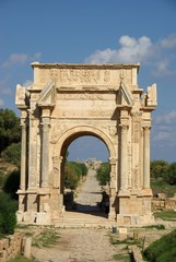 Fototapete - Arc romain Libye