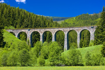 railway viaduct near Telgart, Slovakia