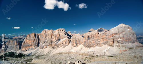 Board z aluminiowym obramowaniem Fanes, tofanes, dolomity belluno