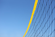 Detail Of Beach Volley Net